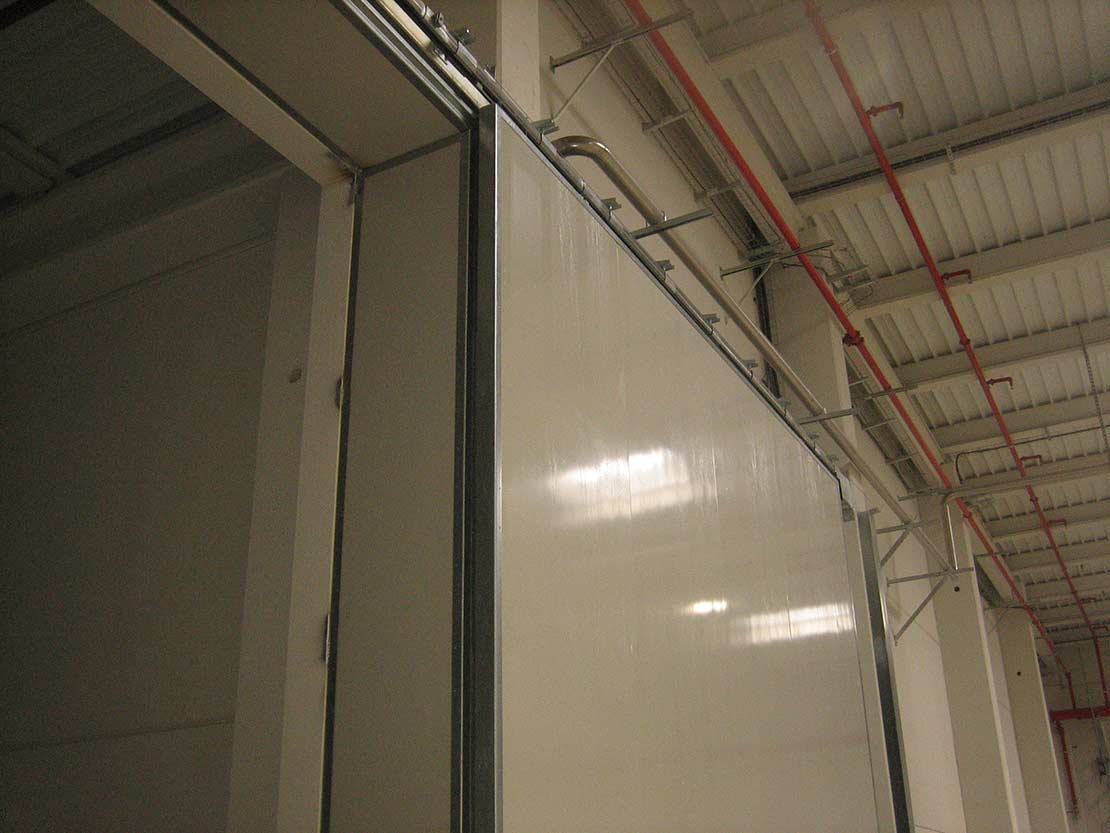 Puerta cortafuegos industrial